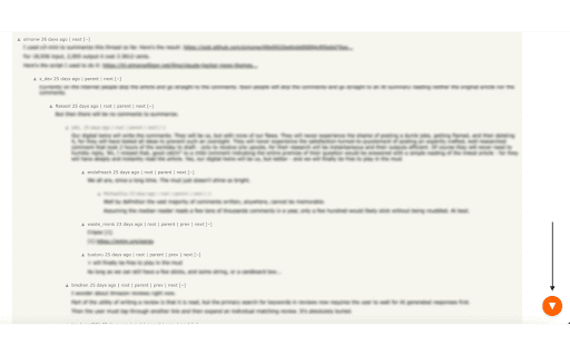 HackerNews Scroll  from Chrome web store to be run with OffiDocs Chromium online