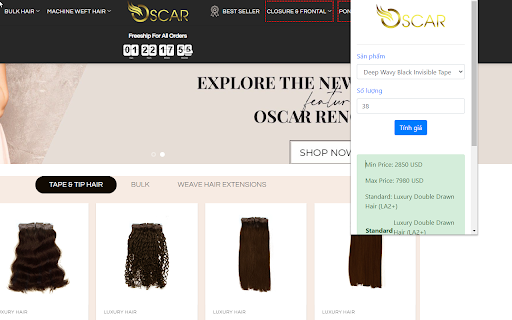 Hair Extensions  from Chrome web store to be run with OffiDocs Chromium online