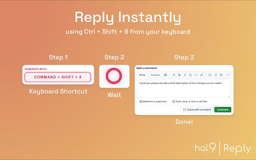 Hal9  from Chrome web store to be run with OffiDocs Chromium online