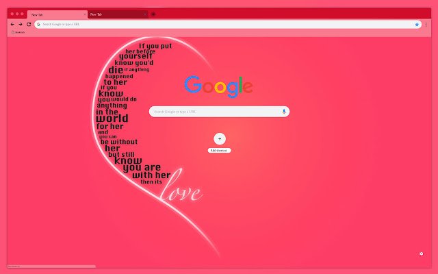 Half heart mula sa Chrome web store na tatakbo sa OffiDocs Chromium online