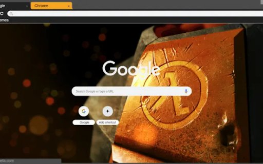 HALF LIFE HEV SUIT HD Theme  from Chrome web store to be run with OffiDocs Chromium online