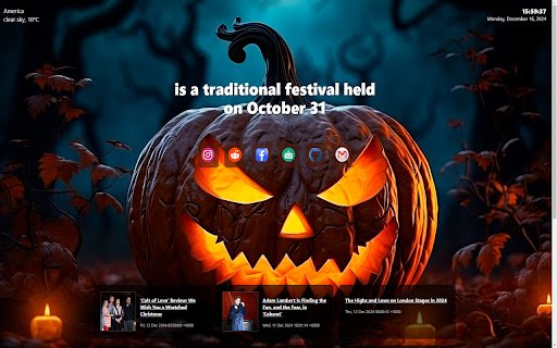 halloween  from Chrome web store to be run with OffiDocs Chromium online