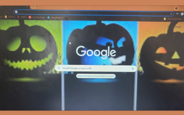 Tema Percutian Halloween untuk Chrome daripada kedai web Chrome untuk dijalankan dengan OffiDocs Chromium dalam talian