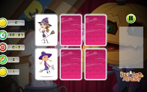 Halloween Memory Game Hi  from Chrome web store to be run with OffiDocs Chromium online