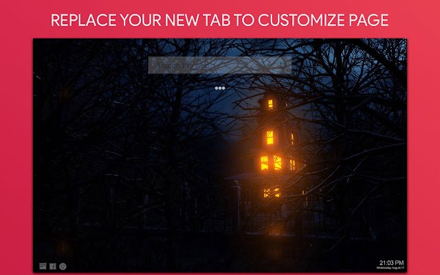 Fondo de pantalla de Halloween HD Nueva pestaña personalizada de Chrome web store para ejecutarse con OffiDocs Chromium en línea