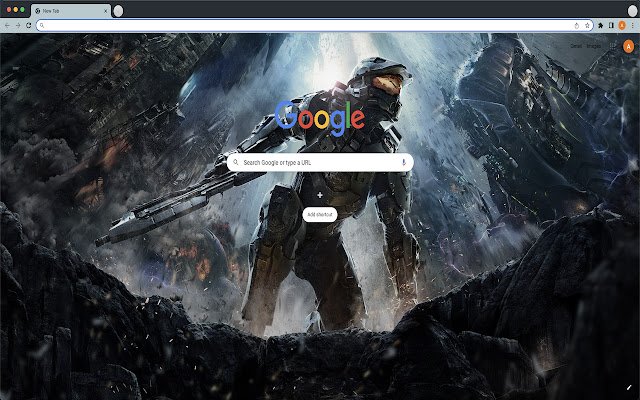 Halo 4 Remasted Theme з веб-магазину Chrome для запуску з OffiDocs Chromium онлайн