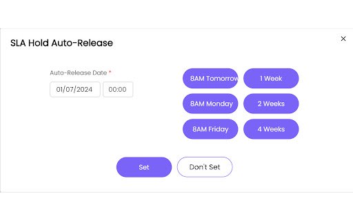 HaloPSA (SLA Hold Auto Release) Helper  from Chrome web store to be run with OffiDocs Chromium online
