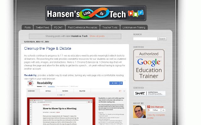 Hansens Link to Tech da Chrome Web Store será executado com OffiDocs Chromium online