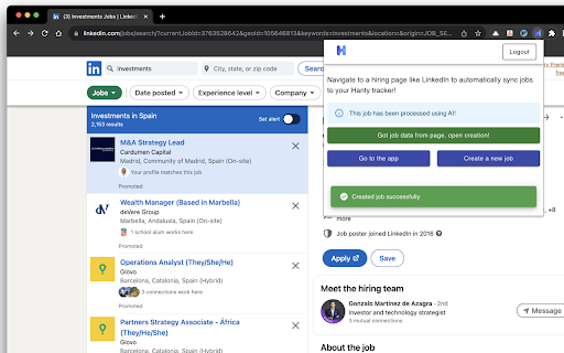 Hanty Extension  from Chrome web store to be run with OffiDocs Chromium online