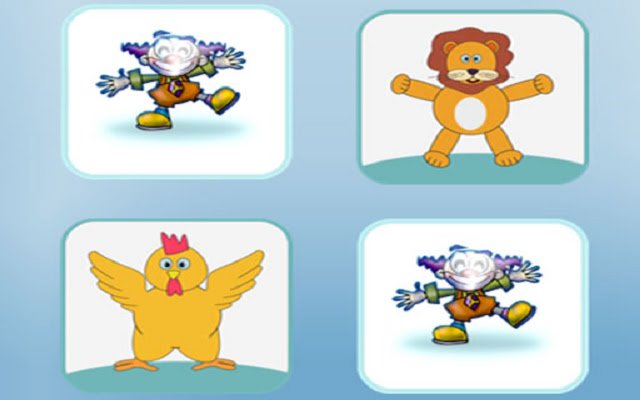 Happy Animals Memory-Spiel aus dem Chrome-Webshop, das mit OffiDocs Chromium online ausgeführt werden kann