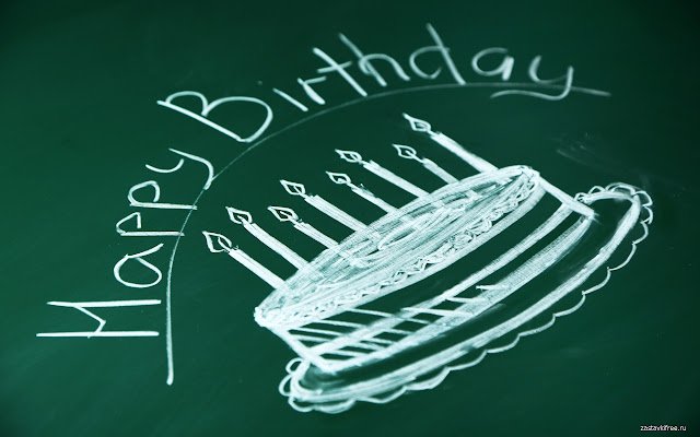 Happy Birthday vanuit de Chrome-webwinkel die wordt uitgevoerd met OffiDocs Chromium online