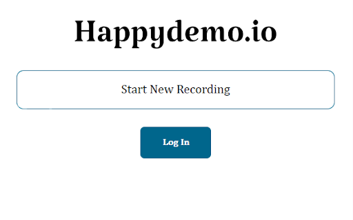 Happydemo.io  from Chrome web store to be run with OffiDocs Chromium online