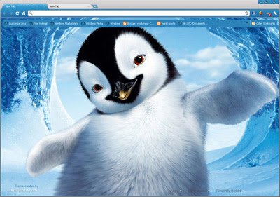 Happy Feet 2 từ cửa hàng Chrome trực tuyến sẽ được chạy trực tuyến với OffiDocs Chrome
