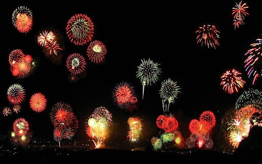 Happy New Year Browser Theme  from Chrome web store to be run with OffiDocs Chromium online