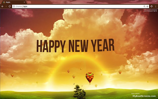 Selamat Tahun Baru Clouds dari toko web Chrome untuk dijalankan dengan OffiDocs Chromium online