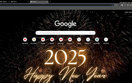 Happy New Year Dark  from Chrome web store to be run with OffiDocs Chromium online