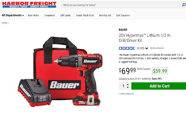 Harbor Freight Coupons  from Chrome web store to be run with OffiDocs Chromium online