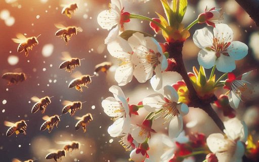 Hardworking bees  from Chrome web store to be run with OffiDocs Chromium online