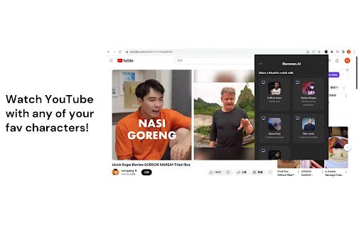 Harmone AI  from Chrome web store to be run with OffiDocs Chromium online