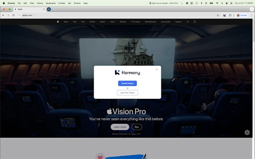 Harmony UI Editor  from Chrome web store to be run with OffiDocs Chromium online
