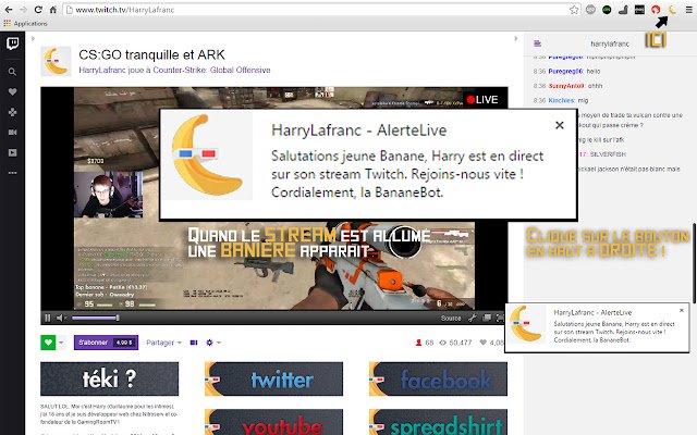 HarryLafranc AlerteLive from Chrome web store to be run with OffiDocs Chromium online HarryLafranc AlerteLive from Chrome web store to be run with OffiDocs Chromium online