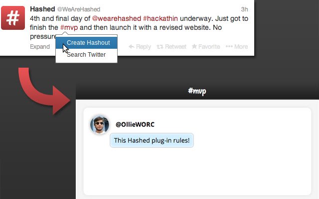 Hashed.io  from Chrome web store to be run with OffiDocs Chromium online