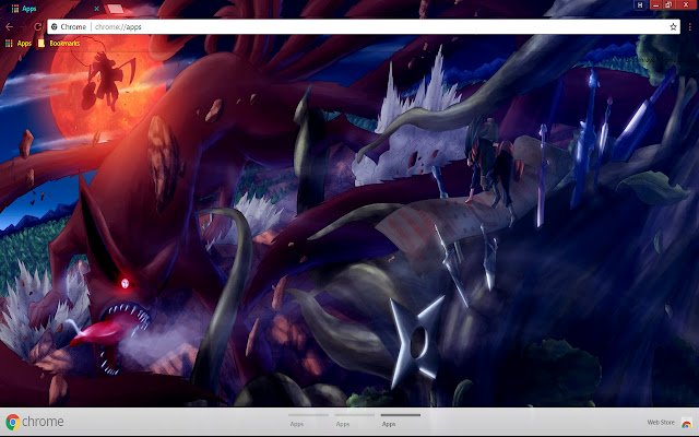 Hashirama Senju Kurama de la boutique en ligne Chrome sera exécuté avec OffiDocs Chromium en ligne