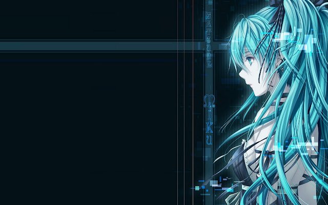 Hatsune Miku da Chrome Web Store será executada com OffiDocs Chromium online