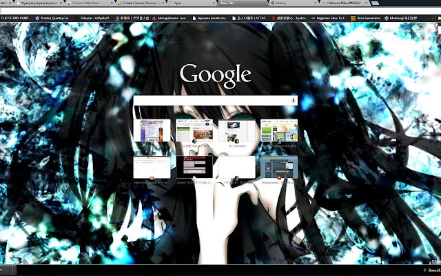 Hatsune Miku Black 2 ze sklepu internetowego Chrome można uruchomić z OffiDocs Chromium online