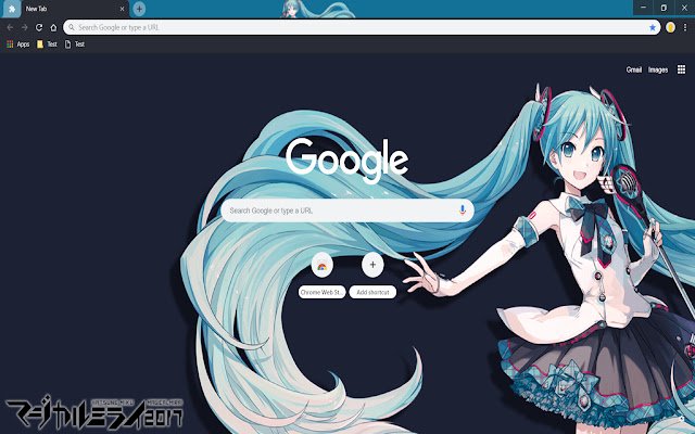 Hatsune Miku Magical Mirai 2017 từ cửa hàng Chrome trực tuyến sẽ được chạy với OffiDocs Chromium trực tuyến