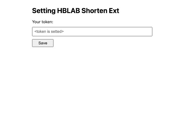 HBLAB Shorten  from Chrome web store to be run with OffiDocs Chromium online