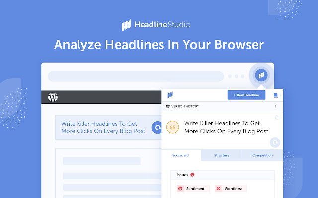 Headline Studio من CoSchedule من متجر Chrome الإلكتروني ليتم تشغيله مع OffiDocs Chromium عبر الإنترنت