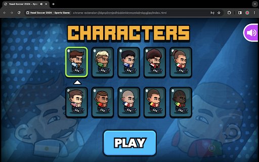 Head Soccer 2024 Sports Game  from Chrome web store to be run with OffiDocs Chromium online