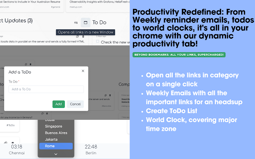 Headsup  from Chrome web store to be run with OffiDocs Chromium online