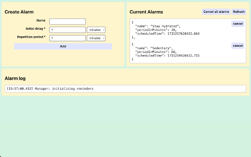 Healthy activity reminders  from Chrome web store to be run with OffiDocs Chromium online Healthy activity reminders  from Chrome web store to be run with OffiDocs Chromium online