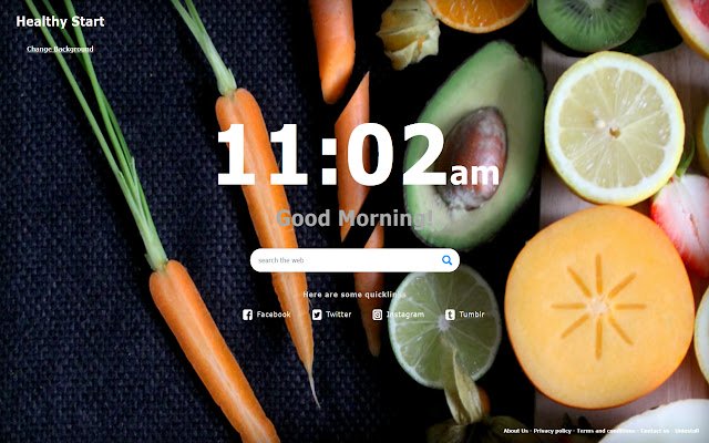 Healthy Start Tabs  from Chrome web store to be run with OffiDocs Chromium online