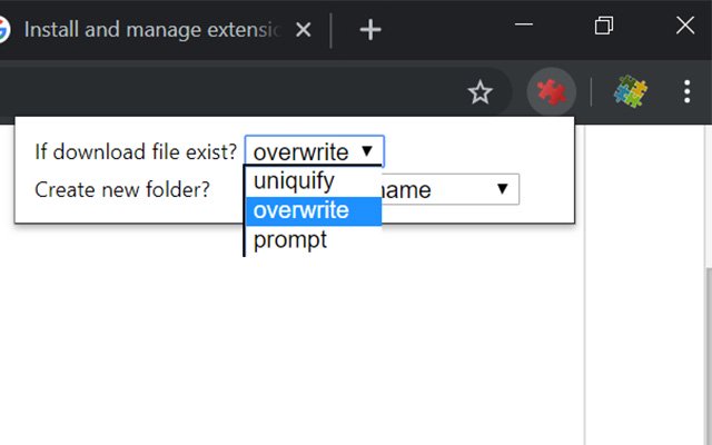 HEEG Download to folder overwrite Chrome 웹 스토어에서 OffiDocs Chromium 온라인으로 실행