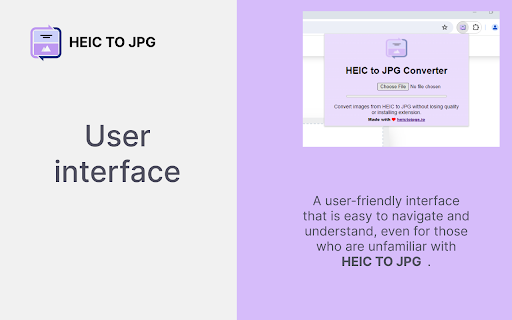 HEIC to JPG Converter  from Chrome web store to be run with OffiDocs Chromium online