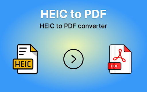 HEIC to PDF  from Chrome web store to be run with OffiDocs Chromium online