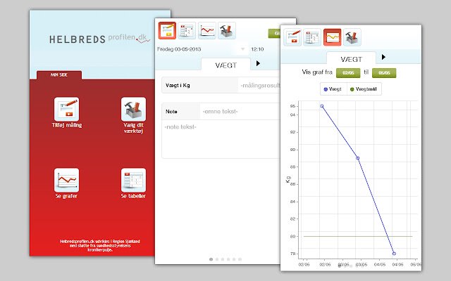 Helbreds app  from Chrome web store to be run with OffiDocs Chromium online