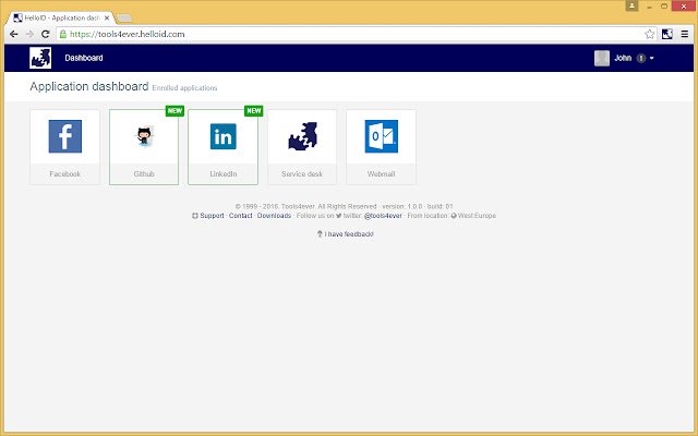 HelloID Extension  from Chrome web store to be run with OffiDocs Chromium online
