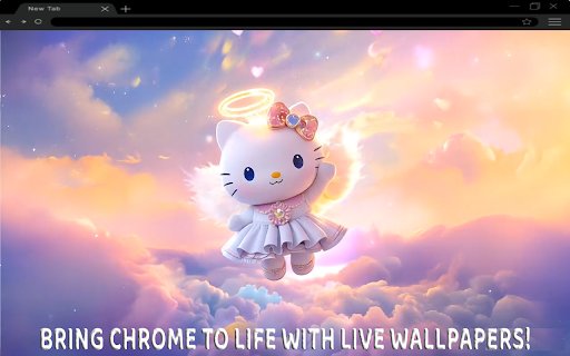 Hello Kitty Angel Live Wallpaper  from Chrome web store to be run with OffiDocs Chromium online