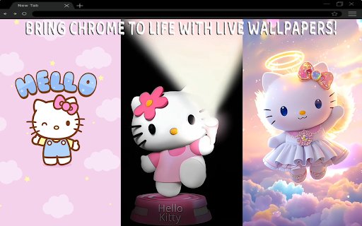 Hello Kitty Live Wallpaper  from Chrome web store to be run with OffiDocs Chromium online