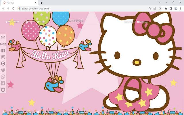 Hello Kitty-Hintergrundbild aus dem Chrome-Webshop, das mit OffiDocs Chromium online ausgeführt werden kann