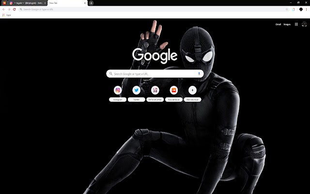 HELLO Spider Man | BLACK AND WHITE THEME ART  from Chrome web store to be run with OffiDocs Chromium online