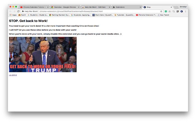 Help Me Work!  from Chrome web store to be run with OffiDocs Chromium online