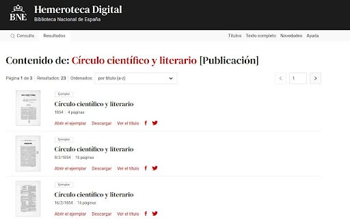 Hemeroteca BNE  from Chrome web store to be run with OffiDocs Chromium online
