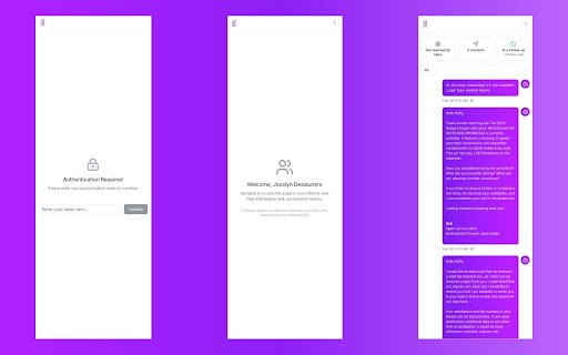 Hera AI CRM Extension  from Chrome web store to be run with OffiDocs Chromium online