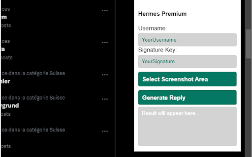 Hermes v1.5 mini  from Chrome web store to be run with OffiDocs Chromium online