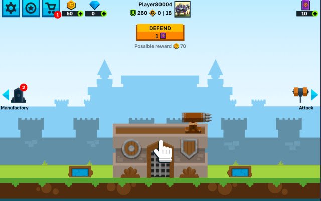 Heroes Towers io-Spiel aus dem Chrome-Webstore, das mit OffiDocs Chromium online ausgeführt werden soll